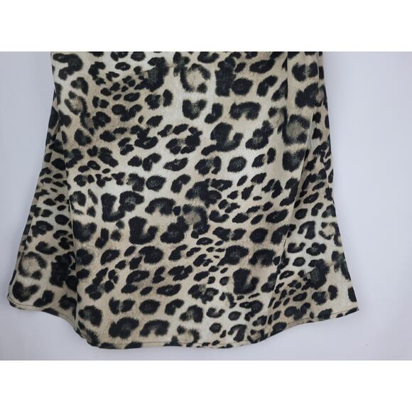 Three Eighty Two Revolve Aerin Split V Tank Bronx Animal Print Sz XS - Picture 9 of 9